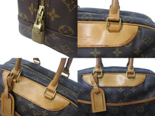 Load image into Gallery viewer, Louis Vuitton ルイヴィトン モノグラム ドーヴィル ハンドバッグ 廃番品 M47270 ブラウン ロゴ 鞄 良品 中古 4c068154