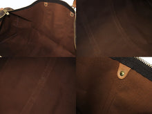 画像をギャラリービューアに読み込む, LOUIS VUITTON ルイヴィトン キーポル バンドリエール60 ボストンバッグ M41412 モノグラム PVC レザー ブラウン 美品 中古 4b006816