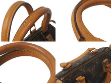 画像をギャラリービューアに読み込む, Louis Vuitton ルイヴィトン ミニスピーディ ミニボストンバッグ モノグラム M41534 ゴールド金具 ブラウン 美品 中古 4c068160