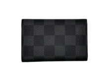 Load image into Gallery viewer, LOUIS VUITTON ルイヴィトン ダミエグラフィット ミュルティクレ 6連 キーケース N62662 ブラック PVC シルバー金具 美品 中古 4c068167