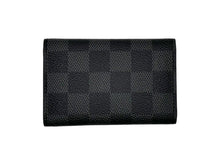 Load image into Gallery viewer, LOUIS VUITTON ルイヴィトン ダミエグラフィット ミュルティクレ 6連 キーケース N62662 ブラック PVC シルバー金具 美品 中古 4c068167