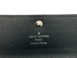 LOUIS VUITTON ルイヴィトン ダミエグラフィット ミュルティクレ 6連 キーケース N62662 ブラック PVC シルバー金具 美品 中古 4c068167