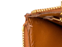 画像をギャラリービューアに読み込む, LOUIS VUITTON ルイヴィトン ヴェルニ ポシェット クレ コインケース M91206 ブロンズ エナメル ゴールド金具 美品 中古 4c068172