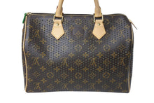 Load image into Gallery viewer, 極美品 LOUIS VUITTON ルイヴィトン ペルフォシリーズ スピーディ30 ハンドバッグ M95181 ブラウン グリーン ゴールド金具 中古 4c068190