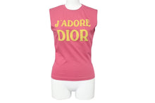 Load image into Gallery viewer, ChristianDior クリスチャンディオール J'ADORE ジャドール タンクトップ 2A12155300 サイズ38 ガリアーノ期 ピンク 美品 中古 4c068229