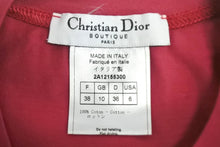 Load image into Gallery viewer, ChristianDior クリスチャンディオール J'ADORE ジャドール タンクトップ 2A12155300 サイズ38 ガリアーノ期 ピンク 美品 中古 4c068229