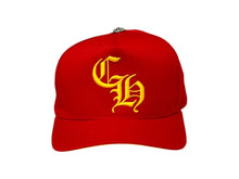 画像をギャラリービューアに読み込む, 新品未使用 ChromeHearts クロムハーツ クロスボール ベースボールキャップ 帽子 CH Hat レッド イエロー シルバー金具 中古 4c068236