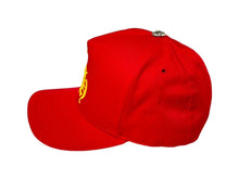 画像をギャラリービューアに読み込む, 新品未使用 ChromeHearts クロムハーツ クロスボール ベースボールキャップ 帽子 CH Hat レッド イエロー シルバー金具 中古 4c068236