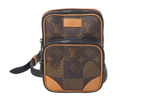 Louis Vuitton ルイヴィトン NIGO ダミエジャイアント アマゾン スリングバッグ N40379 2020年 ショルダーバッグ ロゴ 鞄 美品 中古 4c068251