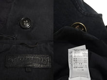 画像をギャラリービューアに読み込む, 極美品 CHROME HEARTS クロスボールボタン ヘリンボーン Pコート サイズL 400180371******001 中古 4c068279