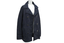 画像をギャラリービューアに読み込む, 極美品 CHROME HEARTS クロスボールボタン ヘリンボーン Pコート サイズL 400180371******001 中古 4c068279