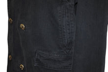 画像をギャラリービューアに読み込む, 極美品 CHROME HEARTS クロスボールボタン ヘリンボーン Pコート サイズL 400180371******001 中古 4c068279