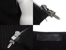 画像をギャラリービューアに読み込む, Chrome Hearts クロムハーツ クロスパッチ コットン ジップアップ ニットベスト サイズL 美品 中古 4c068283