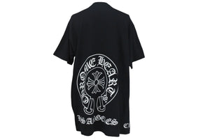 Chrome Hearts 半袖Tシャツ LOS ANGELES ホースシュー サイズL ブラック コットン 良品 中古 4c068284