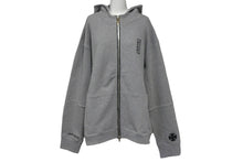 画像をギャラリービューアに読み込む, 極美品 Chrome Hearts ジップアップ バーカー グレー ダブルジップ サイズXL 2212-304-6607 中古 4c068286