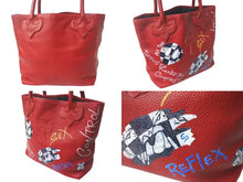 画像をギャラリービューアに読み込む, 極美品 CHROME HEARTS クロムハーツ トートバッグ MATTY BOY マッティボーイ オーダーメイド ボルドー レザー シルバー925 中古 4c068295