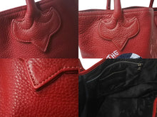 画像をギャラリービューアに読み込む, 極美品 CHROME HEARTS クロムハーツ トートバッグ MATTY BOY マッティボーイ オーダーメイド ボルドー レザー シルバー925 中古 4c068295