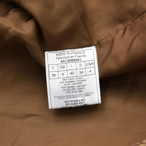 極美品 Christian Dior クリスチャンディオール ラスタ トレンチコート ベージュ ガリアーノ期 4A12088051 サイズ36 中古 4a006830