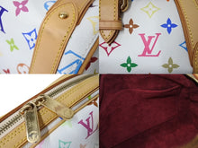 Load image into Gallery viewer, 極美品 LOUIS VUITTON ルイヴィトン プリシラ ハンドバッグ モノグラム M40096 ホワイト ブロン マルチカラー 中古 4c068310