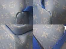 画像をギャラリービューアに読み込む, 新品同様 LOUIS VUITTON ルイヴィトン バックパック マルチポケット M45441 モノグラムクラウズキャンバス ブルー 中古 4c068375