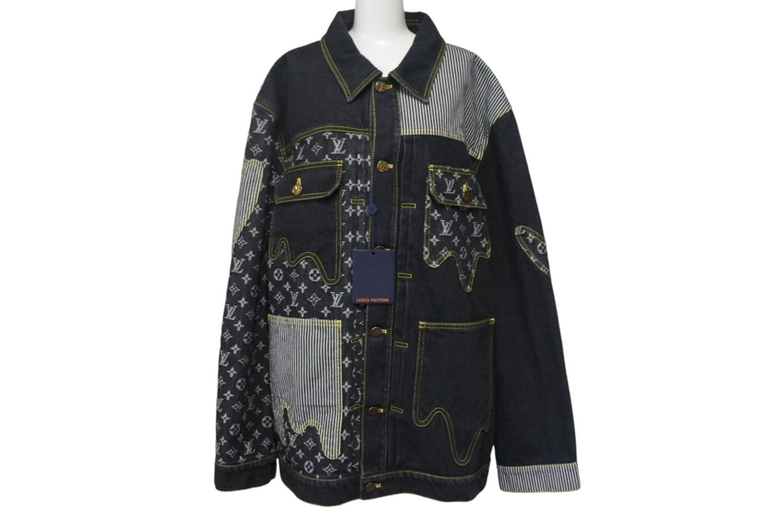 新品未使用 LOUIS VUITTON × NIGO ルイヴィトン × ニゴー デニムジャケット サイズ52 モノグラムクレイジーデニム 22SS  RM221M 中古 4c068377 – Casanova Vintage