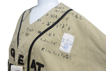 Load image into Gallery viewer, 極美品 KAPITAL キャピタル ベースボールシャツ CHINO GREAT KOUNTRY DAMAGED BASEBALL EK-1554 チノ 長袖ベースボールシャツ ブラウン 中古 4c068454