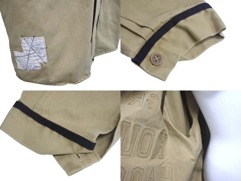 極美品 KAPITAL キャピタル ベースボールシャツ CHINO GREAT KOUNTRY DAMAGED BASEBALL EK-1554 チノ  長袖ベースボールシャツ ブラウン 中古 4c068454 – Casanova Vintage