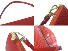 Load image into Gallery viewer, 極美品 LouisVuitton ルイヴィトン ポシェットアクセソワール エピレザー M52947 レッド ゴールド金具 中古 4c068496