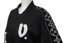 画像をギャラリービューアに読み込む, LOUIS VUITTON ルイヴィトン ブルゾン LVフラワーバンドトラックトップブルゾン 21AW ブラック M RM212 ZSC HLY92W 美品 中古 4c068553