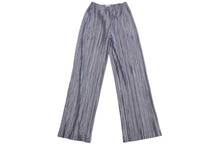画像をギャラリービューアに読み込む, 極美品 PLEATS PLEASE ISSEY MIYAKE プリーツプリーズ イッセイミヤケ 16AW MONTHLY プリーツ パンツ PP63-JF222 シルバー サイズ3 中古 4c068559