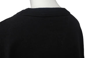 Bottega Veneta ボッテガヴェネタ 半袖Tシャツ 702402 VKLZ0 イタリア製 コットン ブラック シルバー金具 サイズM 美品 中古 4c068569