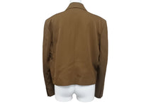画像をギャラリービューアに読み込む, ISSEY MIYAKE イッセイミヤケ 80`s 筆タグ ウール ジャケット JG34129 ブラウン サイズM 美品 中古 4c068577