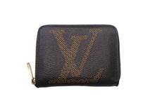 画像をギャラリービューアに読み込む, 極美品 LOUIS VUITTON ルイヴィトン M69354 ジッピーコインパース モノグラム・ジャイアント コインケース 小銭入れ ブラウン 中古 4c068609
