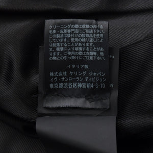 極美品 SAINT LAURENT PARIS サンローランパリ 18AW 530735 マルチピンバッジアンドスタッズ モーターサイクルレザージャケット サイズ34 中古 4a006861
