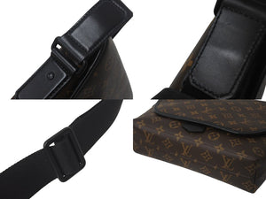 LouisVuitton ルイヴィトン マグネティック メッセンジャー ショルダーバッグ モノグラム・マカサー M45557 美品 中古 4c068610