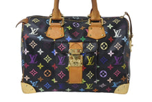 Load image into Gallery viewer, LOUISVUITTON ルイヴィトン スピーディ30 ハンドバッグ M92642 ブラック マルチカラー 美品 中古 4c068617