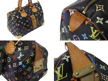 Load image into Gallery viewer, LOUISVUITTON ルイヴィトン スピーディ30 ハンドバッグ M92642 ブラック マルチカラー 美品 中古 4c068617