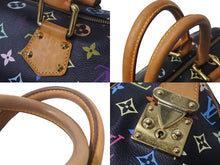 Load image into Gallery viewer, LOUISVUITTON ルイヴィトン スピーディ30 ハンドバッグ M92642 ブラック マルチカラー 美品 中古 4c068617