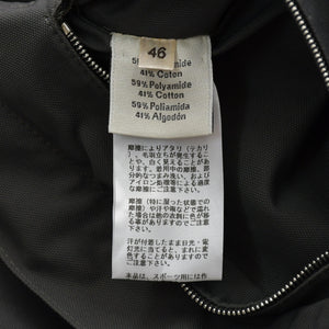 極美品 HERMES エルメス デュアルジップコート 42-5525 ロングコート 46サイズ ヘザーグレー ダブルジップ アウター シルバー金具 中古 4a006862