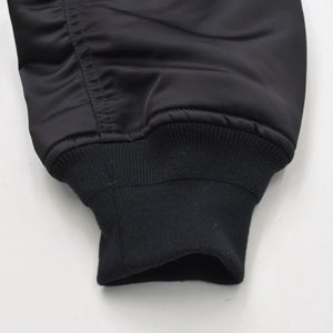 極美品 SACAI サカイ ナイロンツイル ブルゾン MA-1 ボンバージャケット SCM-051 サイズ4 ブラック アウター 中古 4a006864
