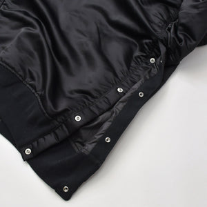 極美品 SACAI サカイ ナイロンツイル ブルゾン MA-1 ボンバージャケット SCM-051 サイズ4 ブラック アウター 中古 4a006864