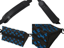 Load image into Gallery viewer, 極美品 LouisVuitton ルイヴィトン トリアングル メッセンジャー モノグラムタフタージュ ショルダーバッグ ブラウン ブルー 中古4c068652