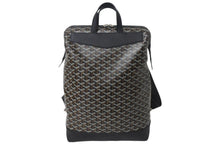 Load image into Gallery viewer, 新品未使用 GOYARD ゴヤール シザルパン バックパック ブラック リュック カーフスキン CISALPMMLTY01CL01P シルバー金具 中古 4c068689