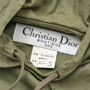 Christian Dior クリスチャンディオール フーデッドベスト 3PI2022042 ミリタリー カーキ ヴィンテージ ガリアーノ期 美品 中古 4a006870