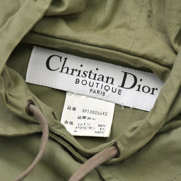 Christian Dior クリスチャンディオール フーデッドベスト 3PI2022042 ミリタリー カーキ ヴィンテージ ガリアーノ期 美品 中古 4a006870