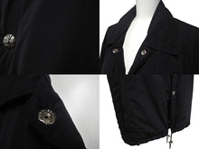 Load image into Gallery viewer, CHROME HEARTS クロムハーツ RIGGINS FBRC BLK CH PLS JQRD コーチジャケット ナイロン ブラック サイズM 美品 中古 4c068703