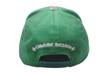 画像をギャラリービューアに読み込む, CHROME HEARTS クロムハーツ ベースボール トラッカー キャップ CH刺繍 グリーン イエロー コットン ポリエステル シルバー925 OS 美品 中古 4c068705