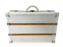 画像をギャラリービューアに読み込む, GOYARD ゴヤール パラス トランクケース ヘリンボーン柄 オーダー品 レザー ホワイト 美品 中古 4c068714