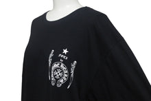 Load image into Gallery viewer, CHROME HEARTS クロムハーツ フォティ 半袖Ｔシャツ 新型 FOTI ブラック コットン プリント ロゴ サイズL 美品 中古 4c068720