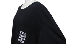 Load image into Gallery viewer, 極美品 CHROME HEARTS クロムハーツ Vertical Logo 半袖Tシャツ サイズXL スクロールラベルロゴ ブラック コットン 中古 4c068721